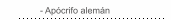 - Apócrifo alemán
